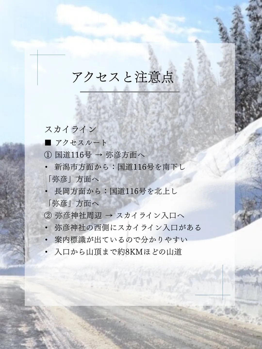 ❄️ 弥彦山（やひこやま）とは
